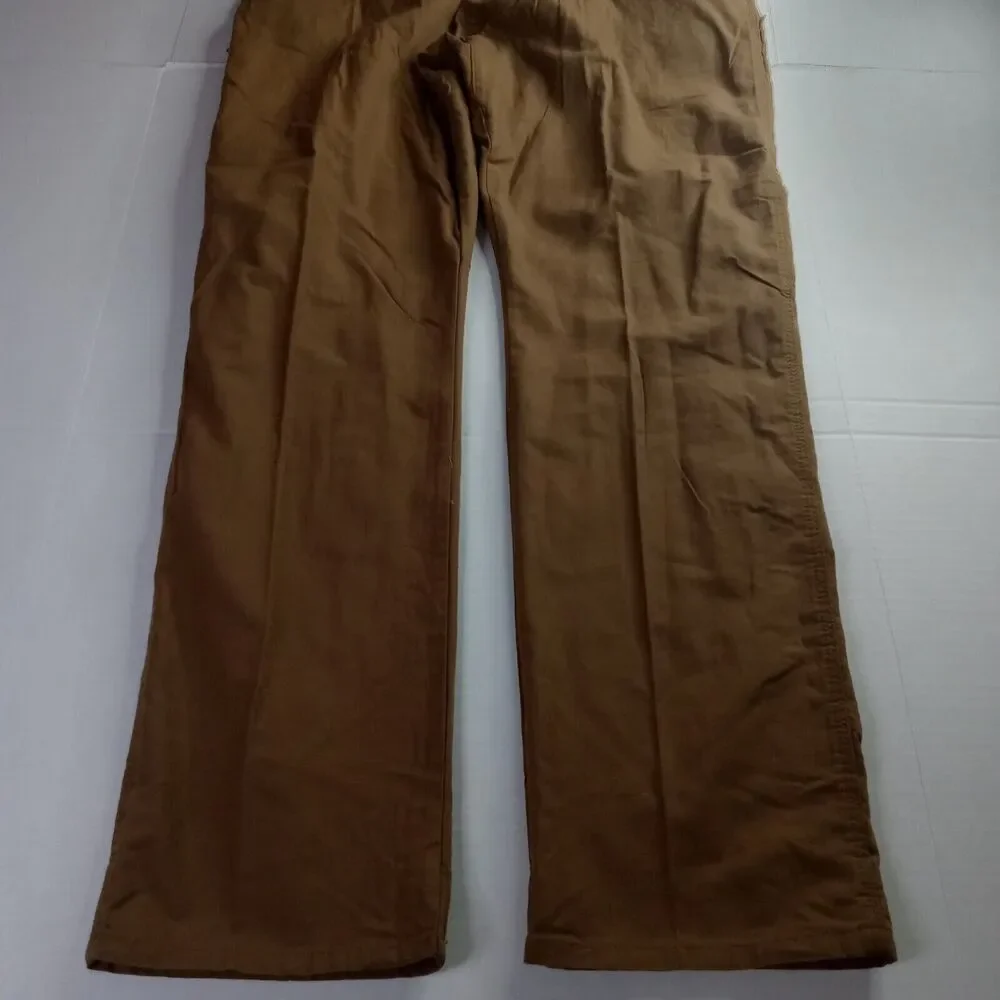 Wrangler Outdoor‎ Frontier Utility Pants Men's 40x32 Brown Straight Fit UPF 50+